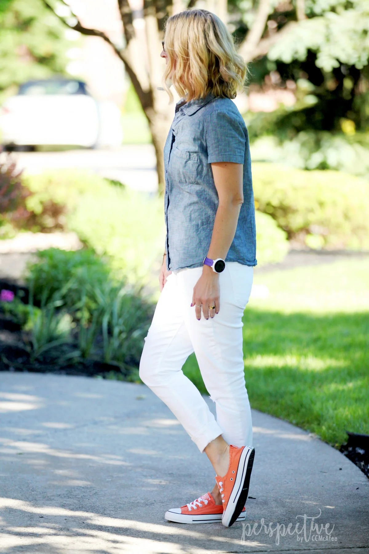 Perspective by CCMcAfee Chambray and Chucks WEARING